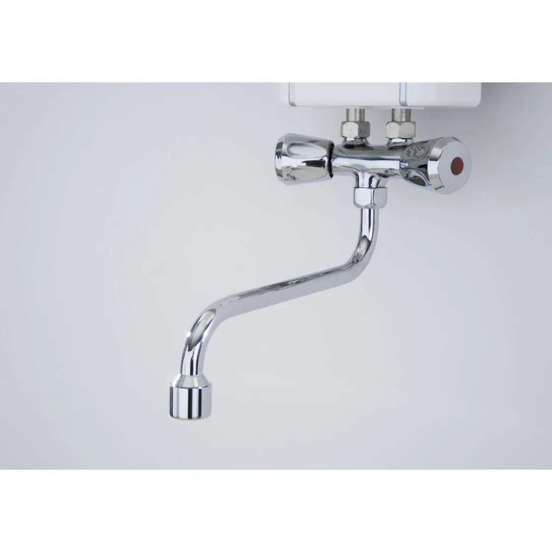 Kleindurchlauferhitzer mit ArmaturElex 3,5 + Armatur ^ Thermoflow Online
