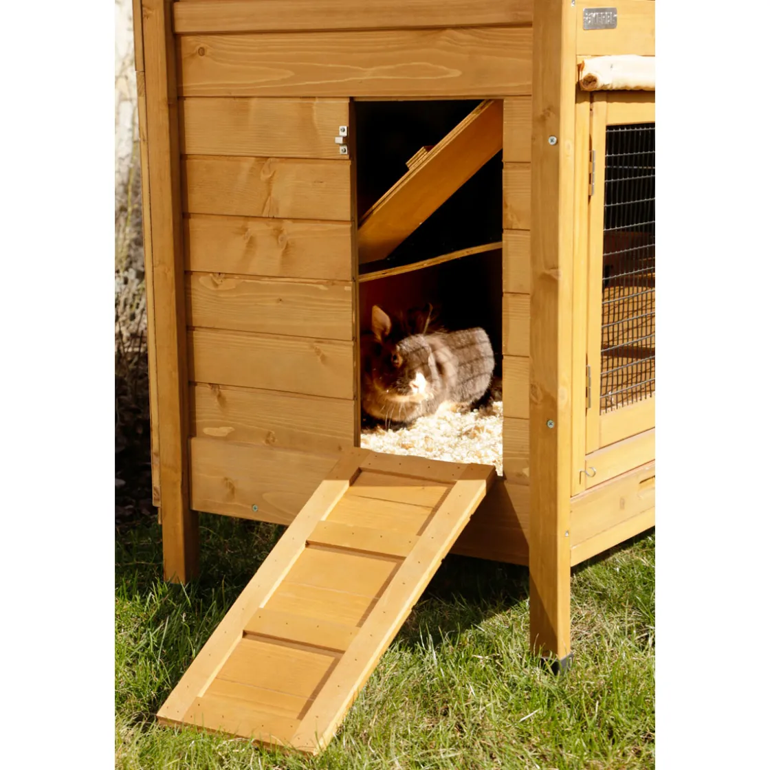 Kleintierstall Appartment Pro 118 x 130 x 61 cm braun ^ New