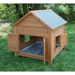 Kleintierstall 105 x 108 x 100 cm braun ^ Best
