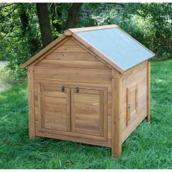 Kleintierstall 105 x 108 x 100 cm braun ^ Best