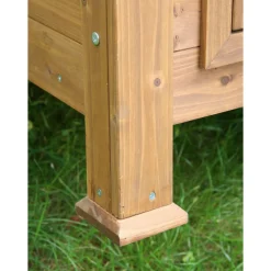 Kleintierstall 105 x 108 x 100 cm braun ^ Best