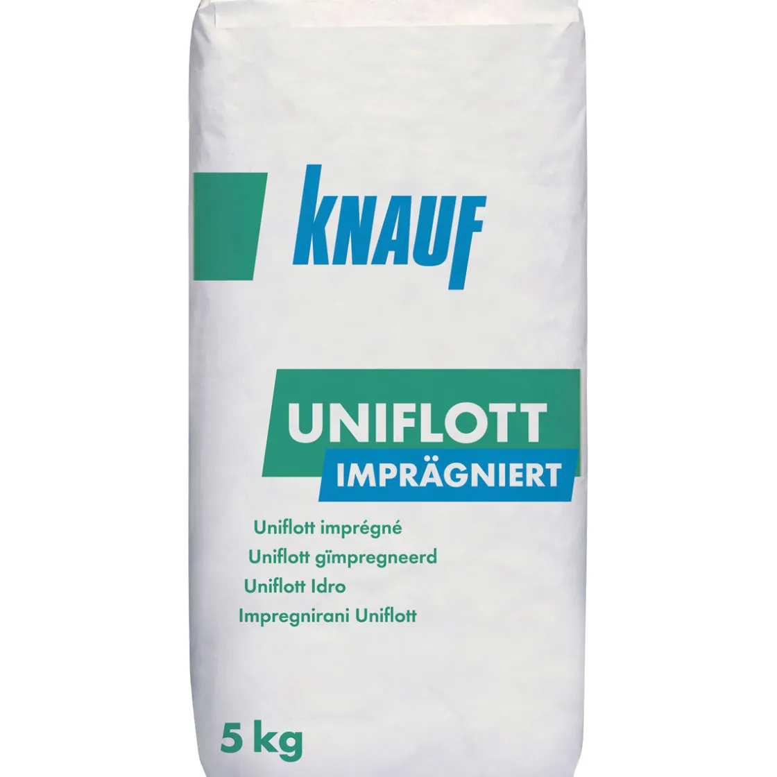 Spachtelmasse Uniflott imprägniert 5 kg ^ Knauf Clearance