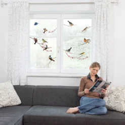 Fenstersticker Birds 31x31 cm ^ Komar Hot