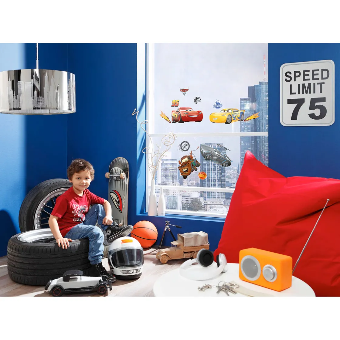 Fenstersticker Disney Window Cars3 31x31 cm ^ Komar Clearance