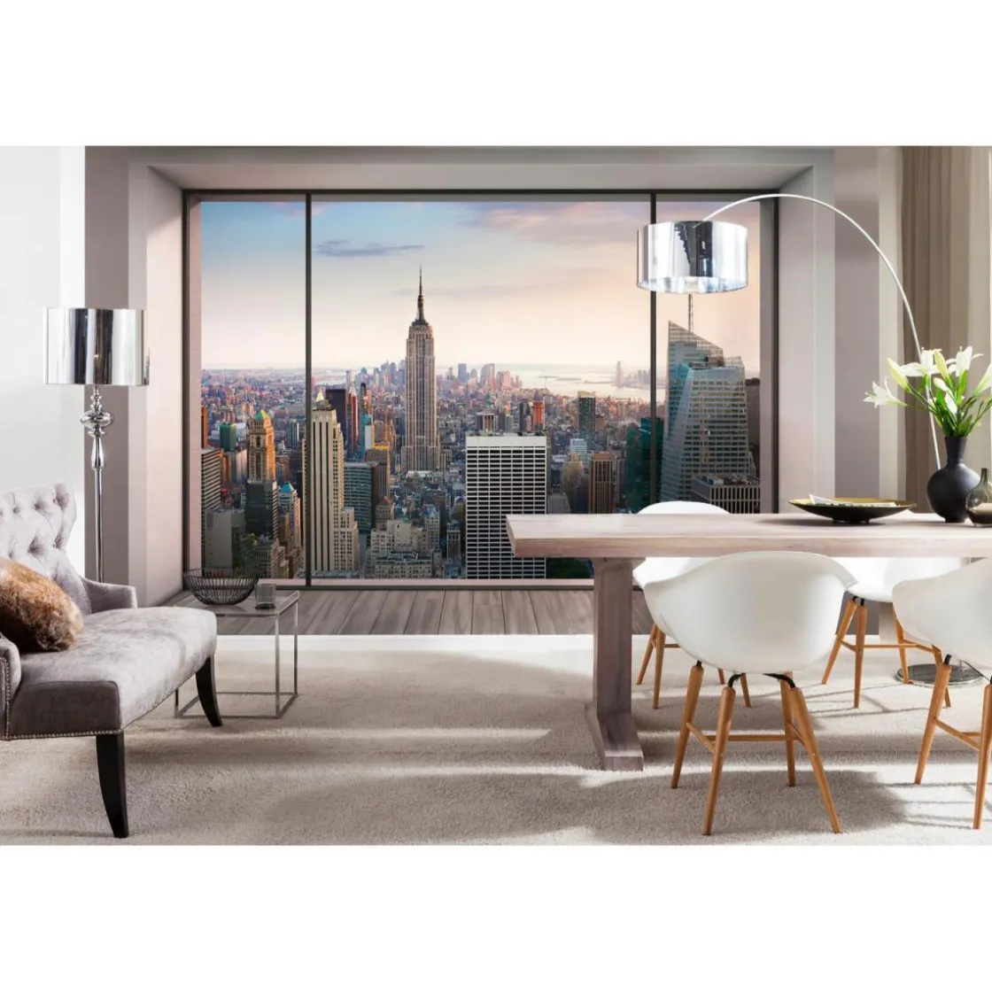 Papier-Fototapete Penthouse 8-teilig 368 x 254 cm ^ Komar Online