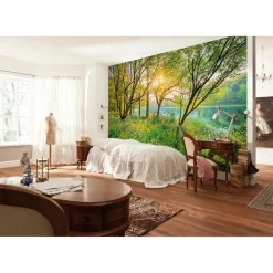 Papier-Fototapete Spring Lake 8-teilig 368 x 254 cm ^ Komar Hot
