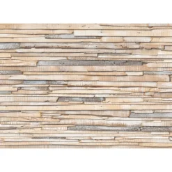 Papier-Fototapete Whitewashed Wood 368 x 254 cm ^ Komar Best
