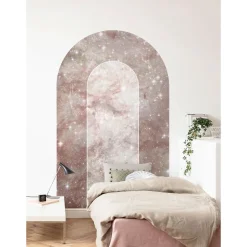 Selbstklebende Vlies Fototapete Mauve Diamond 127x200 cm ^ Komar Sale