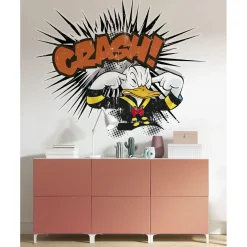Selbstklebende Vlies Wandtattoo Donald crash XXL 127x160 cm ^ Komar Online