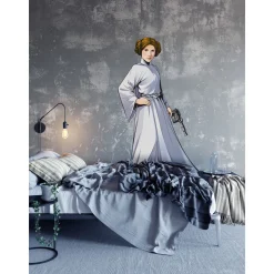 Selbstklebende Vlies Wandtattoo Star Wars XXL Princess Leia 127x170 cm ^ Komar Outlet
