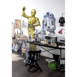 Selbstklebende Vlies Wandtattoo Star Wars XXL C-3PO 127x200 cm ^ Komar Discount