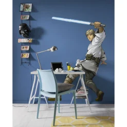 Selbstklebende Vlies Wandtattoo Star Wars XXL Luke Skywalker 127x200 cm ^ Komar Clearance