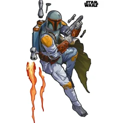 Selbstklebende Vlies Wandtattoo Star Wars XXL Boba Fett 127x200 cm ^ Komar Sale