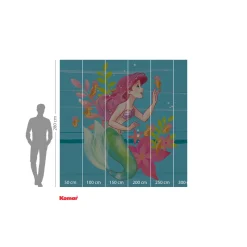 Vlies Fototapete Ariel Little Friends 250x250 cm ^ Komar Online
