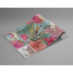 Vlies Fototapete Ariel Pink Flower 200x280 cm ^ Komar Best