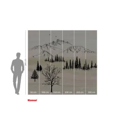 Vlies Fototapete Backcountry 300x280 cm ^ Komar Best
