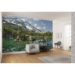 Vlies Fototapete Bergmagie 450x280 cm ^ Komar
