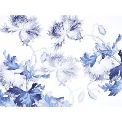 Vlies Fototapete Blue Silhouettes 350x250 cm ^ Komar Discount