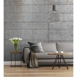 Vlies Fototapete Concrete Blocks 300x250 cm ^ Komar