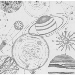Vlies Fototapete Cosmos Sketch 300x280 cm ^ Komar Clearance