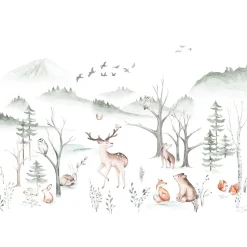 Vlies Fototapete Cozy Woods 400x280 cm ^ Komar Best