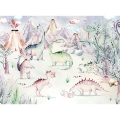 Vlies Fototapete Dino Playground 400x280 cm ^ Komar