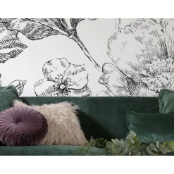 Vlies Fototapete Flowerbed 300x250 cm ^ Komar New