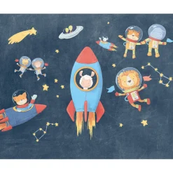 Vlies Fototapete Friends in Space 350x280 cm ^ Komar Best