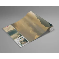 Vlies Fototapete Gold Mountains 400x250 cm ^ Komar Discount