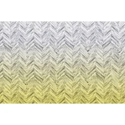 Vlies Fototapete Herringbone Yellow 400x250 cm ^ Komar Sale