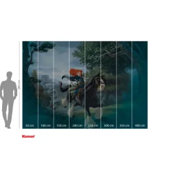 Vlies Fototapete Merida Riding 400x280 cm ^ Komar Outlet