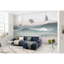 Vlies Fototapete Mystic Cranes 400x280 cm ^ Komar Best