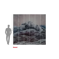 Vlies Fototapete Shadow Mountain 300x280 cm ^ Komar New