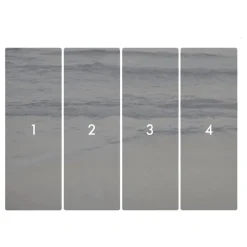 Vlies Fototapete Silver Beach 400x280 cm ^ Komar Sale