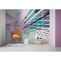 Vlies Fototapete Space Grid Spring 400x250 cm ^ Komar Outlet