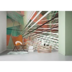 Vlies Fototapete Space Grid Autumn 400x250 cm ^ Komar Best