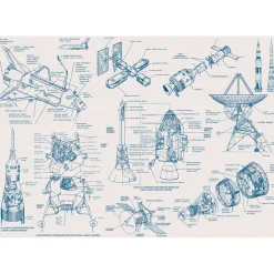 Vlies Fototapete Spacecraft Architecture 400x280 cm ^ Komar Best