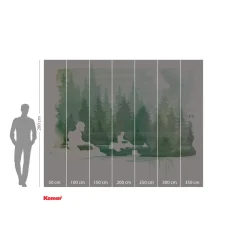 Vlies Fototapete Star Wars Endor Speeders 350x280 cm ^ Komar Clearance