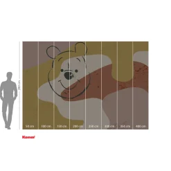 Vlies Fototapete Winnie the Pooh Bee 400x280 cm ^ Komar Discount