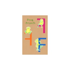 Wandbild ABC Animal F 50x70 cm ^ Komar Online