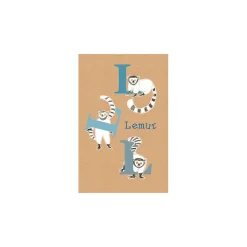 Wandbild ABC Animal L 50x70 cm ^ Komar Sale
