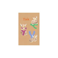 Wandbild ABC Animal Y 50x70 cm ^ Komar New
