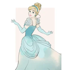 Wandbild Cinderella Beauty 40x50 cm ^ Komar Clearance