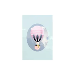 Wandbild Happy Balloon Green 50x70 cm ^ Komar Best