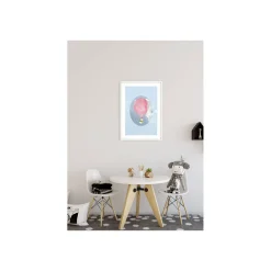 Wandbild Happy Balloon Blue 40x50 cm ^ Komar Outlet