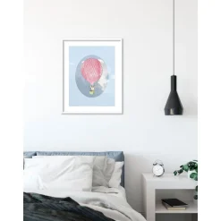 Wandbild Happy Balloon Blue 40x50 cm ^ Komar Outlet