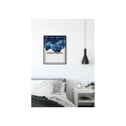 Wandbild Immersion Blue 50x70 cm ^ Komar New