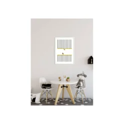 Wandbild Mickey Mouse Footlines 40x50 cm ^ Komar New