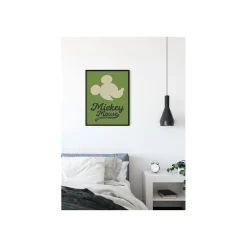 Wandbild Mickey Mouse Green Head 40x50 cm ^ Komar Discount