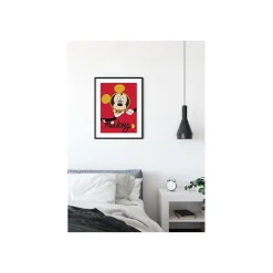 Wandbild Mickey Mouse Magnifying Glass 40x50 cm ^ Komar Clearance